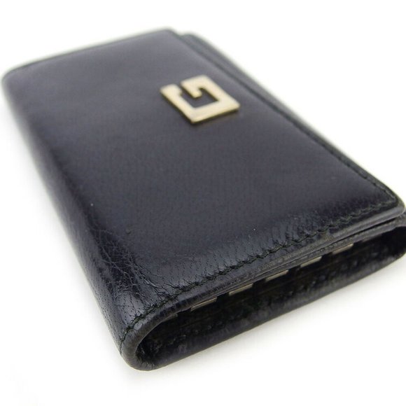GUCCI key case G mark Leather Auth USED T17123 - Picture 2 of 9